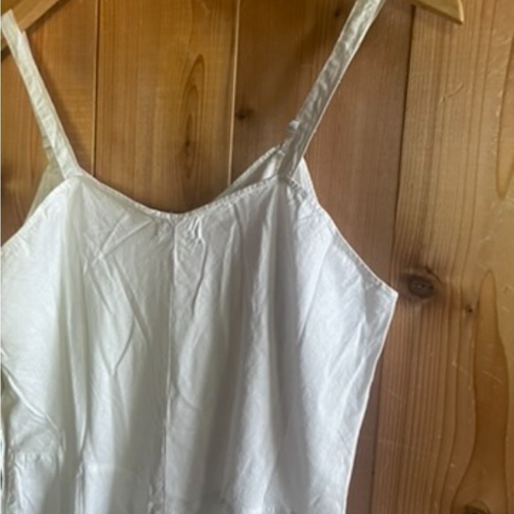 Vintage 50s 60s cotton slip nightgown dress - Picture 4 of 7